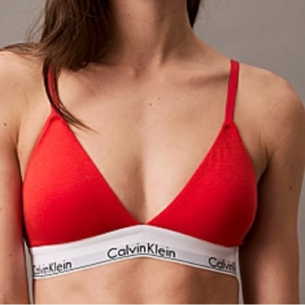 Calvin Klein Women's Red Bralette